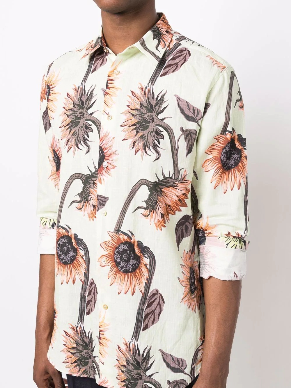 sunflower-print shirt - 5