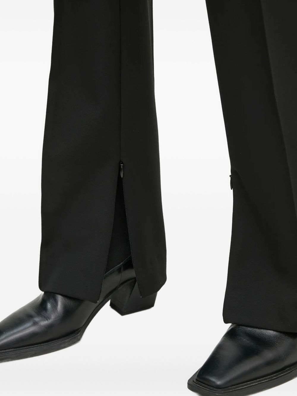 split-hem trousers - 4