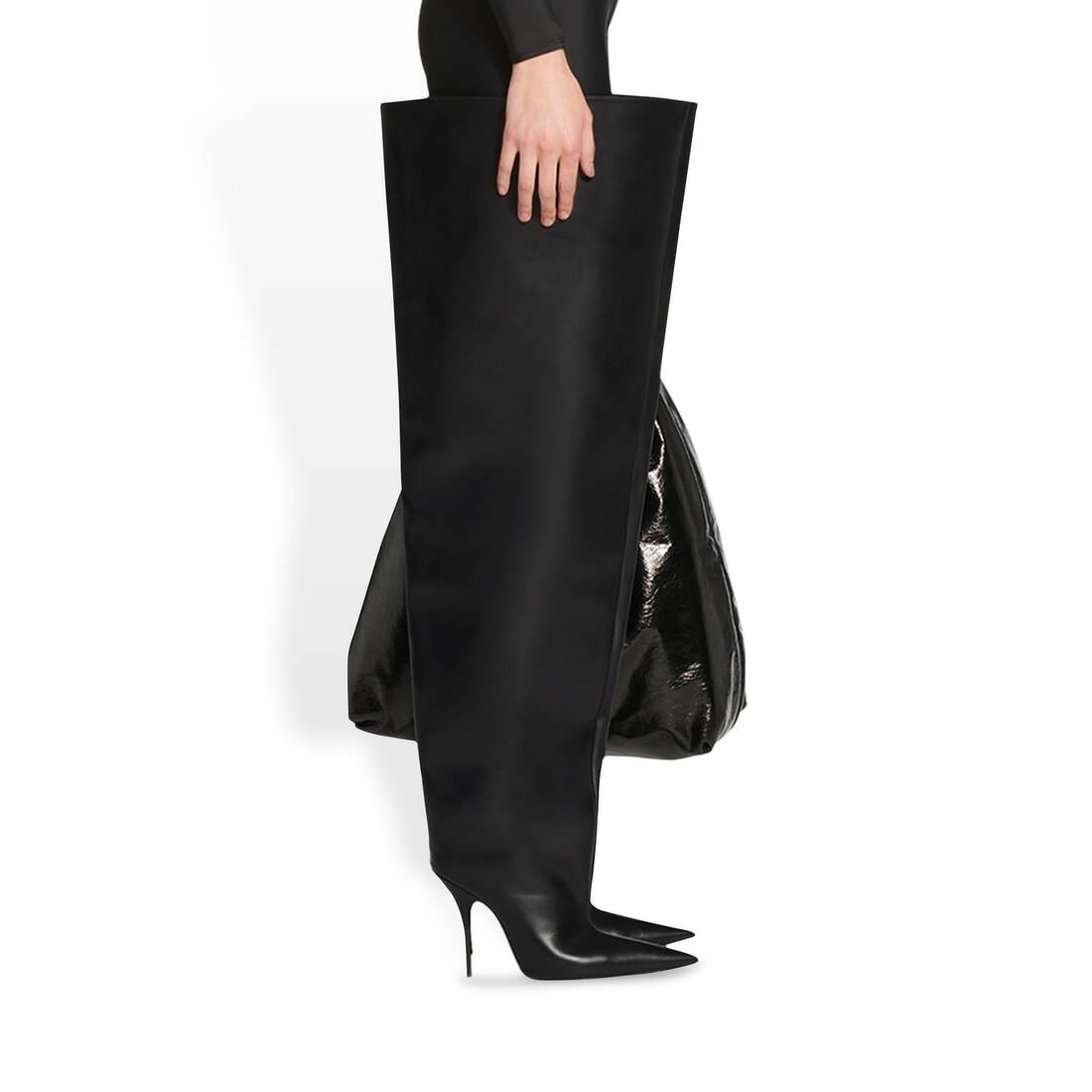 BALENCIAGA waders 110mm over-the-knee boot | REVERSIBLE