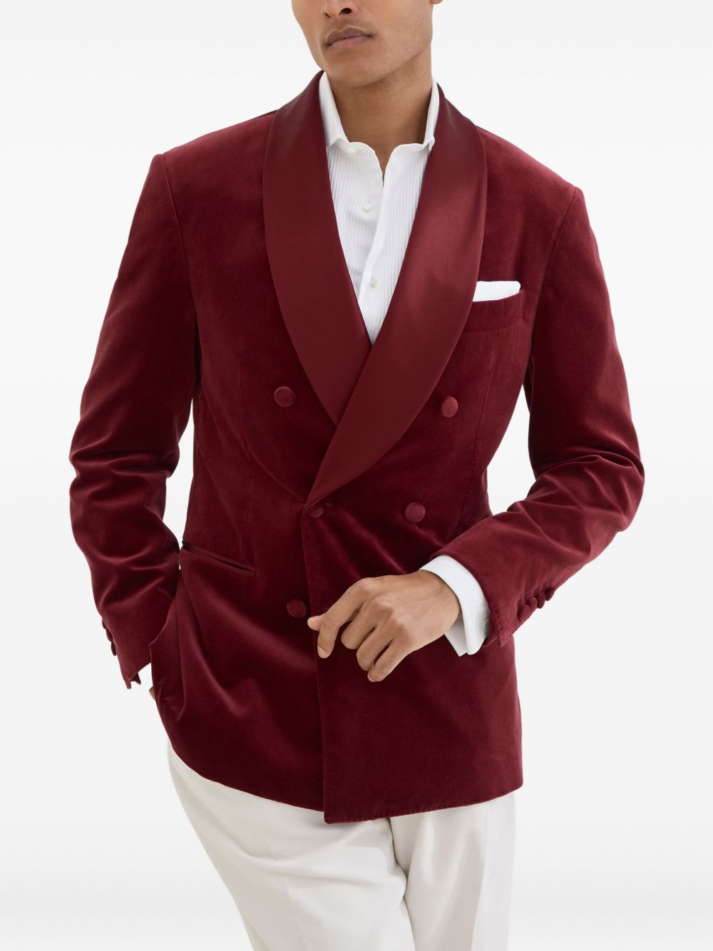 velvet blazer - 3