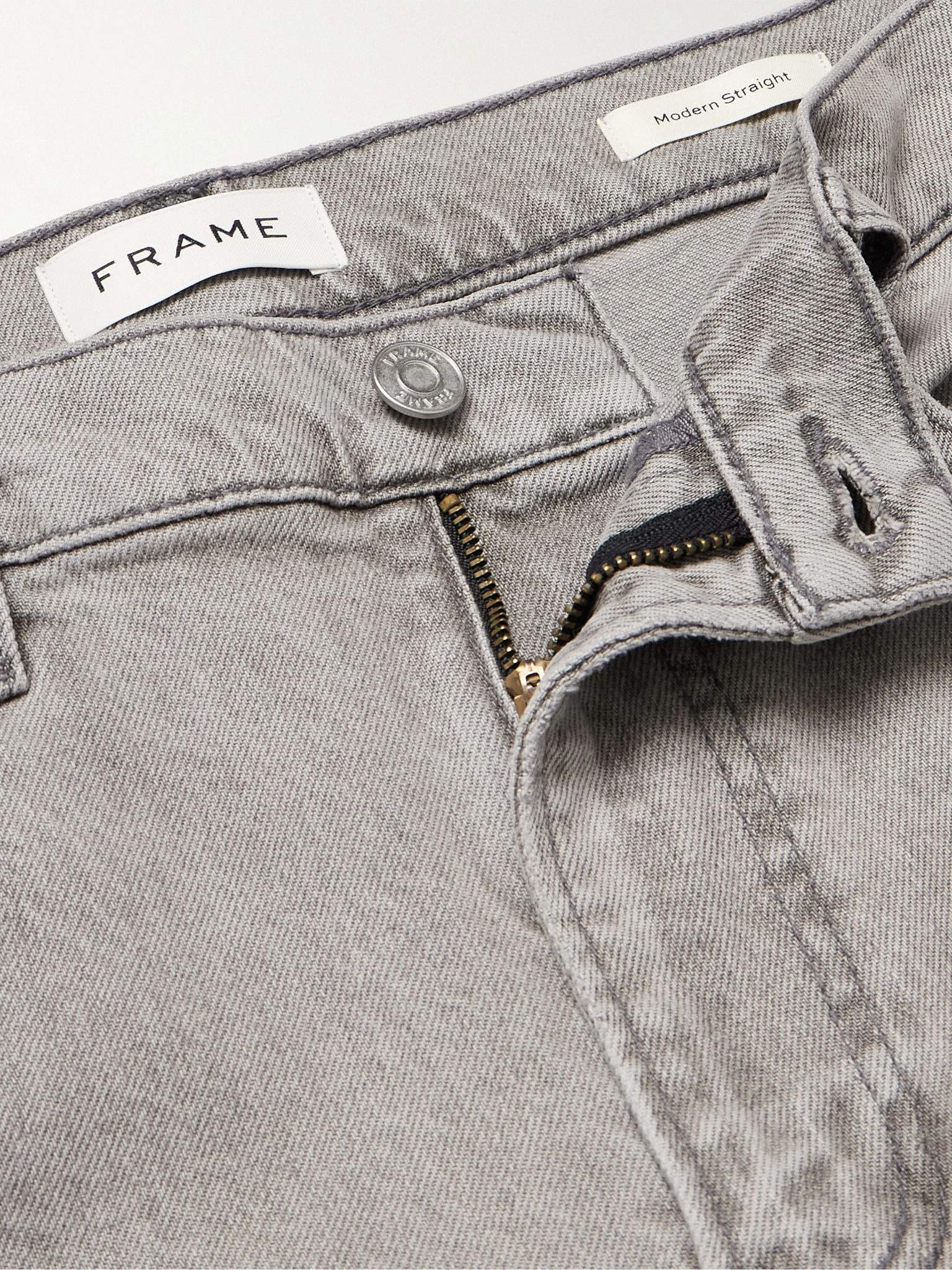 The Modern Straight-Leg Jeans Gray - 6