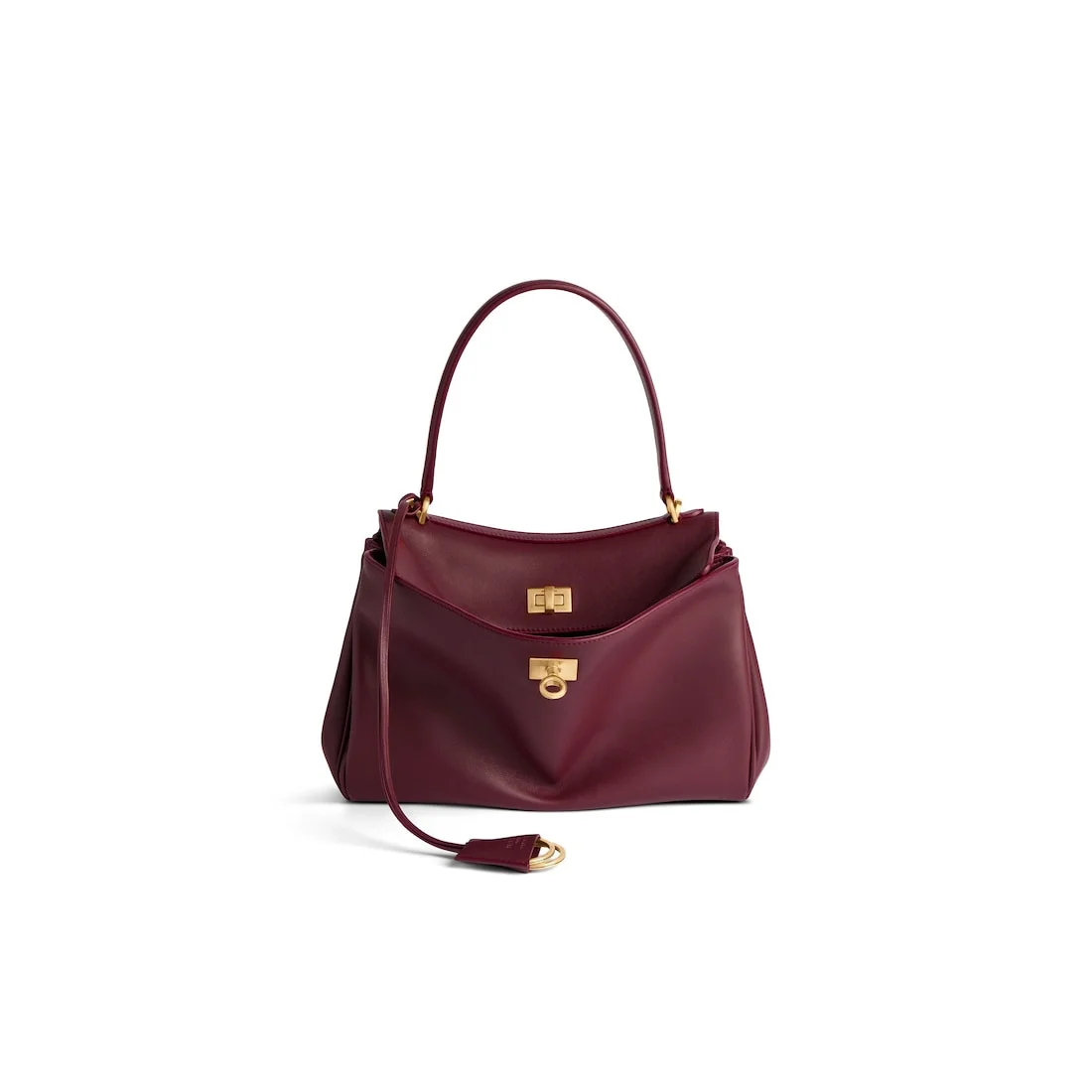 Women's Rodeo Small Handbag in Dark Burgundy - 1