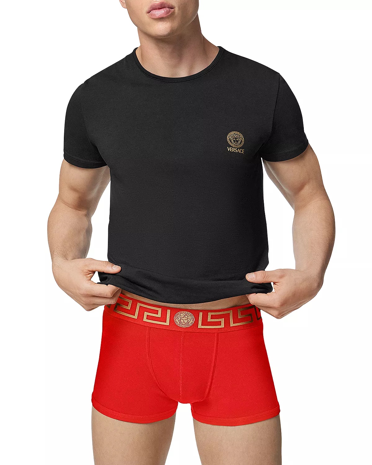 Topeka Cotton Bi Stretch Low Rise Logo Trunks - 2