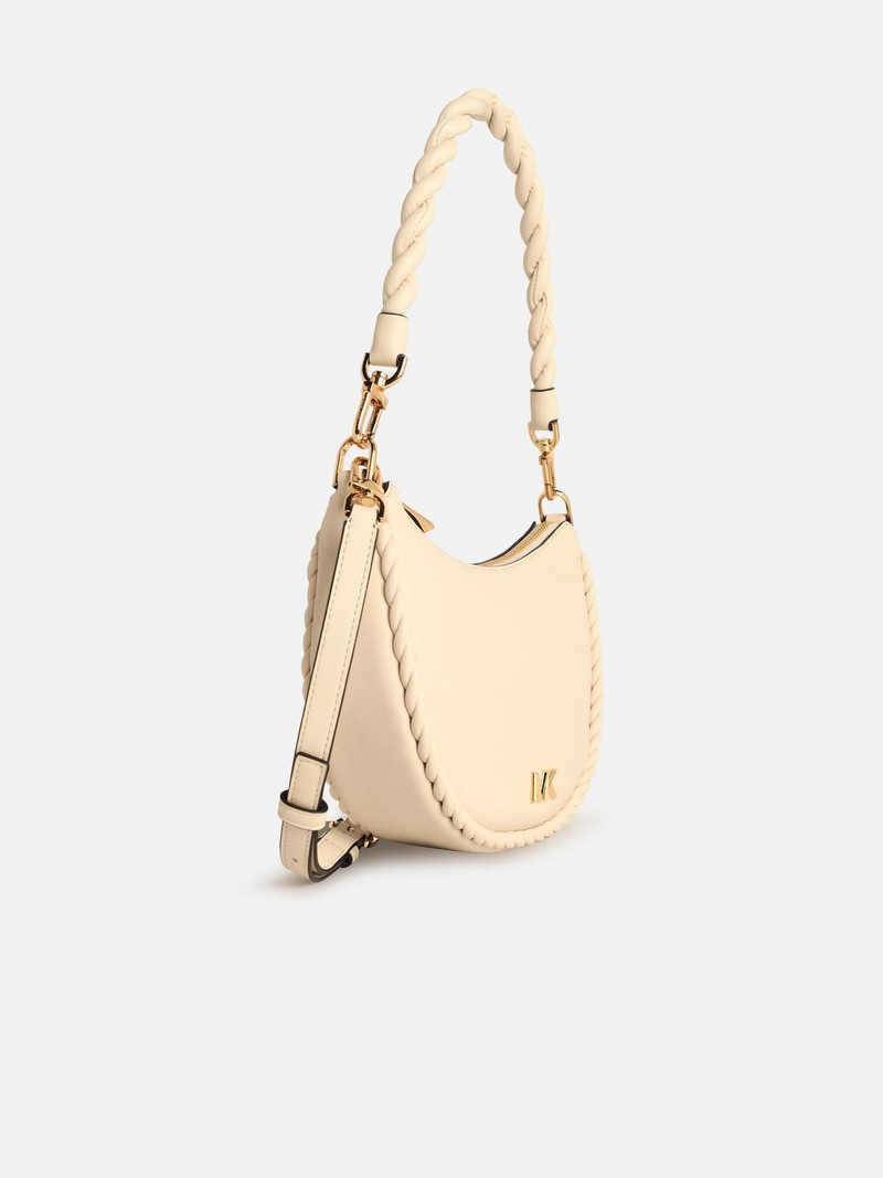 MICHAEL KORS 'KYLA' CREAM LEATHER BAG outlook