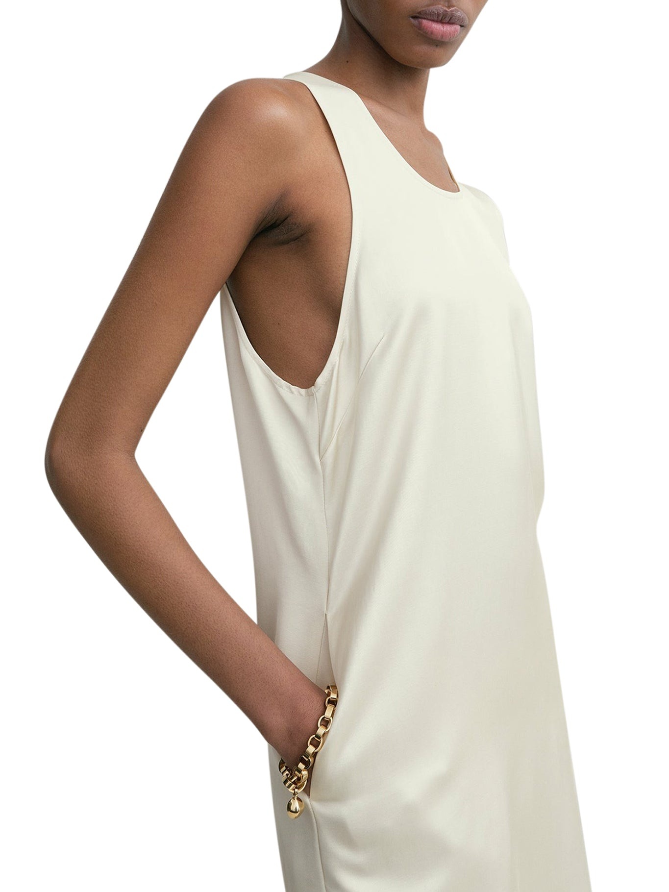 SCOOP-NECK DRESS - 5