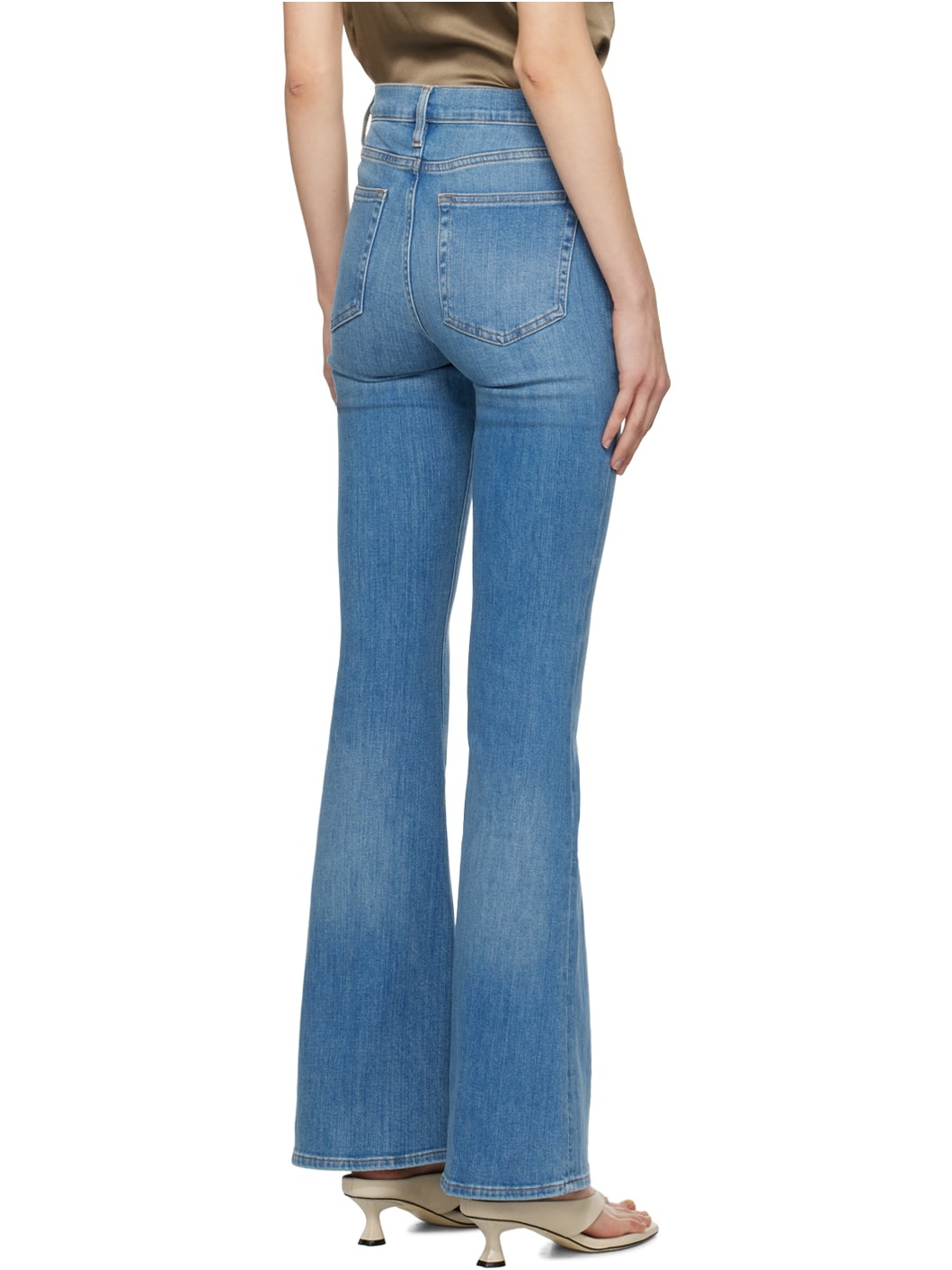 Blue 'Le High Flare' Jeans - 3