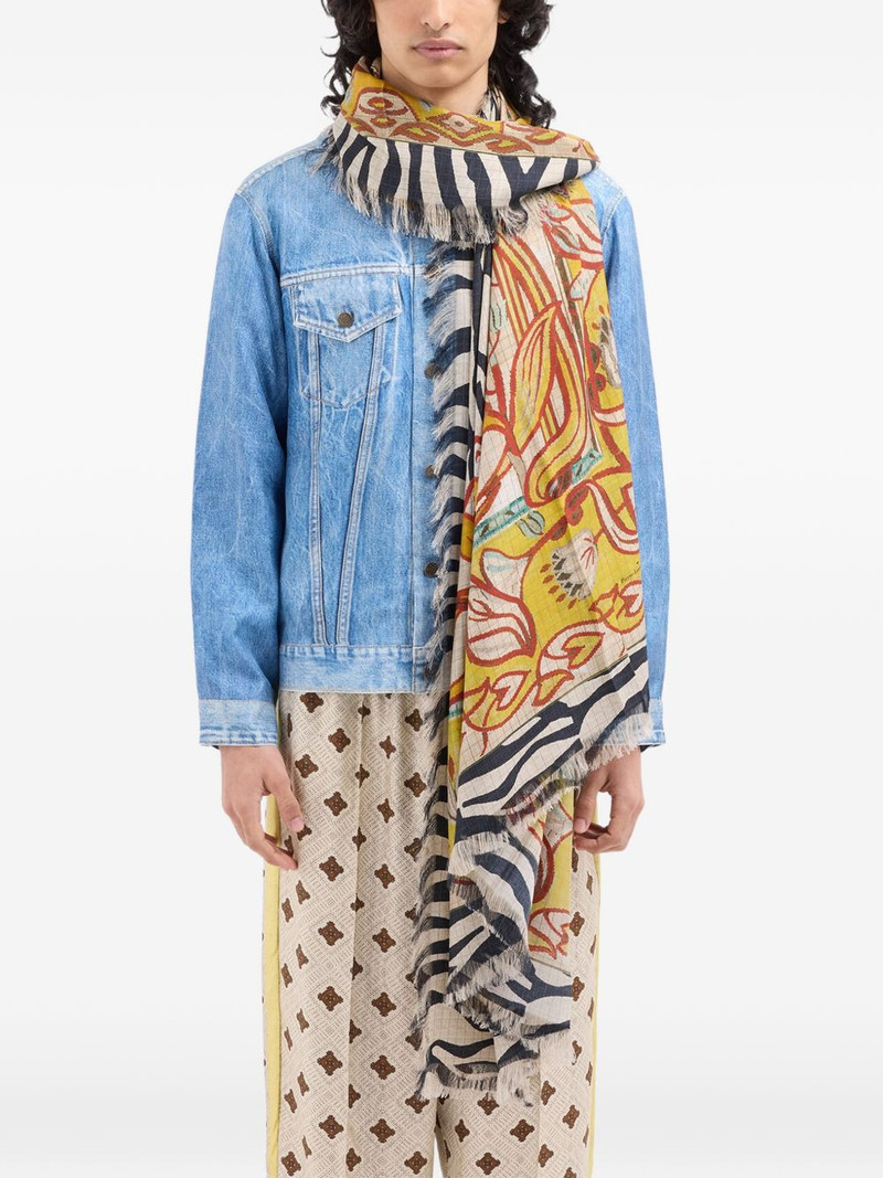 Aloeuw floral-print scarf 3