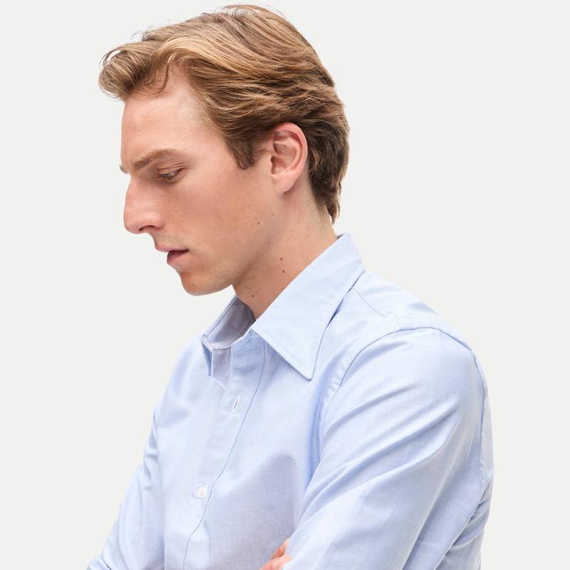 Ludlow slim-fit Portuguese cotton oxford dress shirt 3