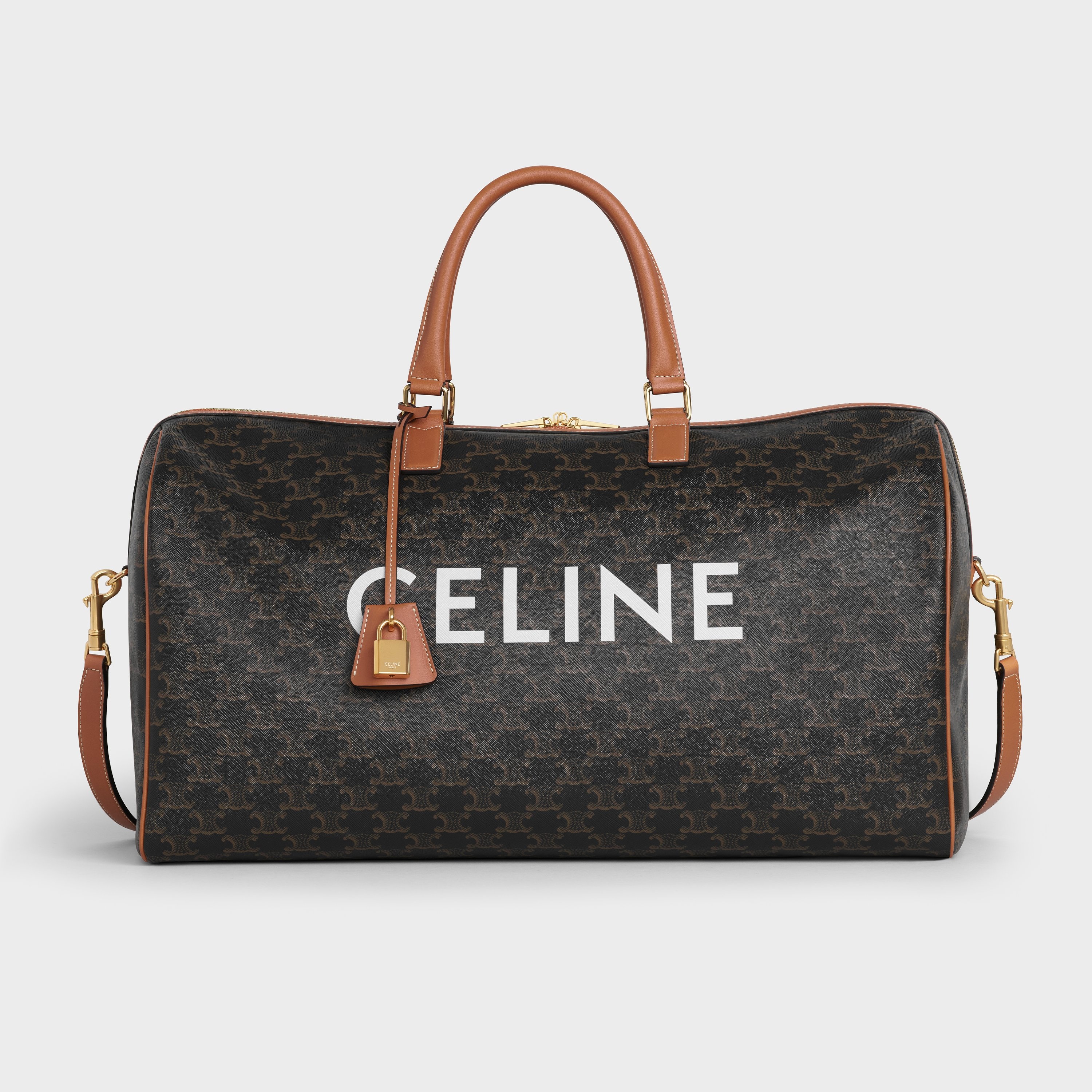 Large Voyage bag in Triomphe Canvas with Celine Print - 1