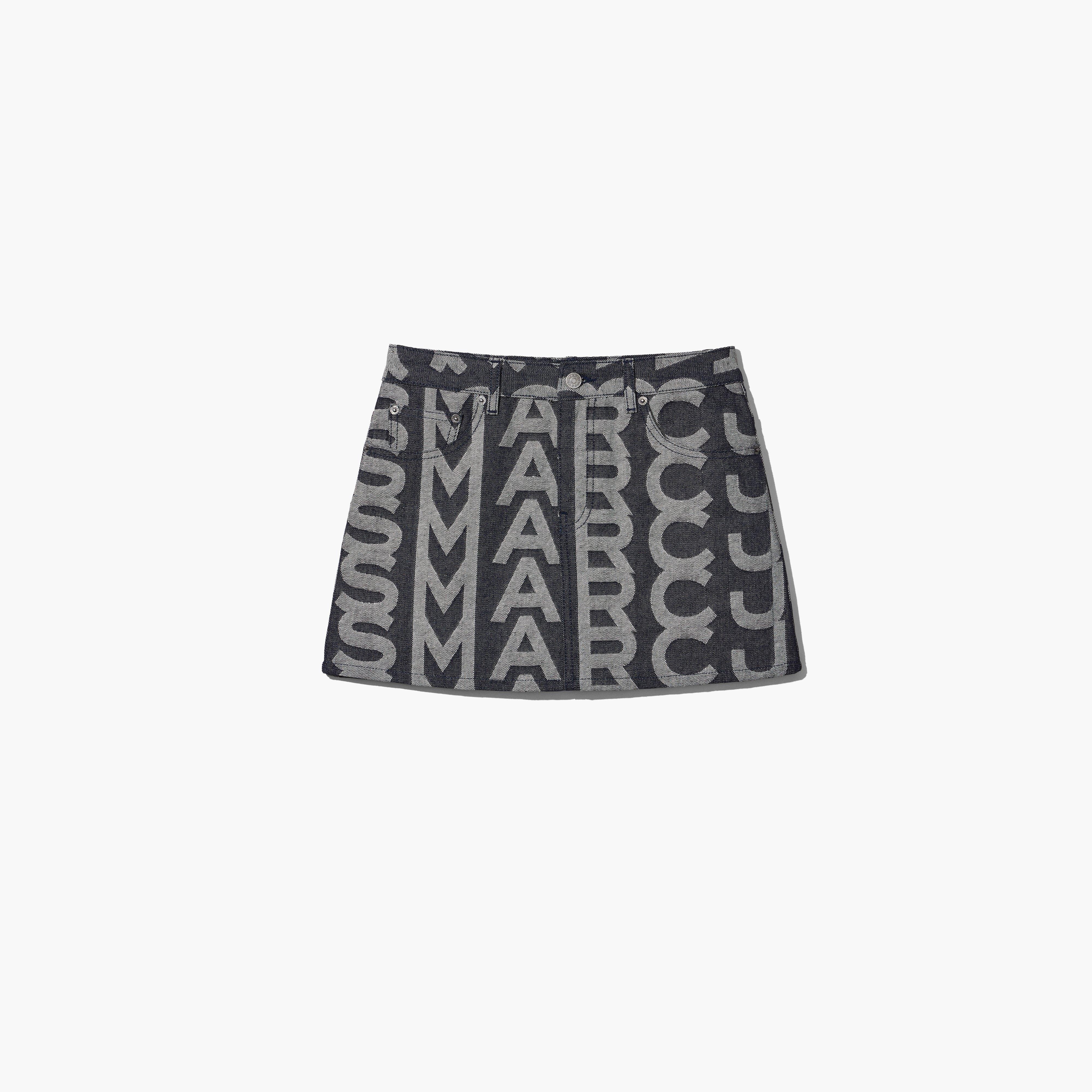 THE MONOGRAM DENIM MINI SKIRT - 1