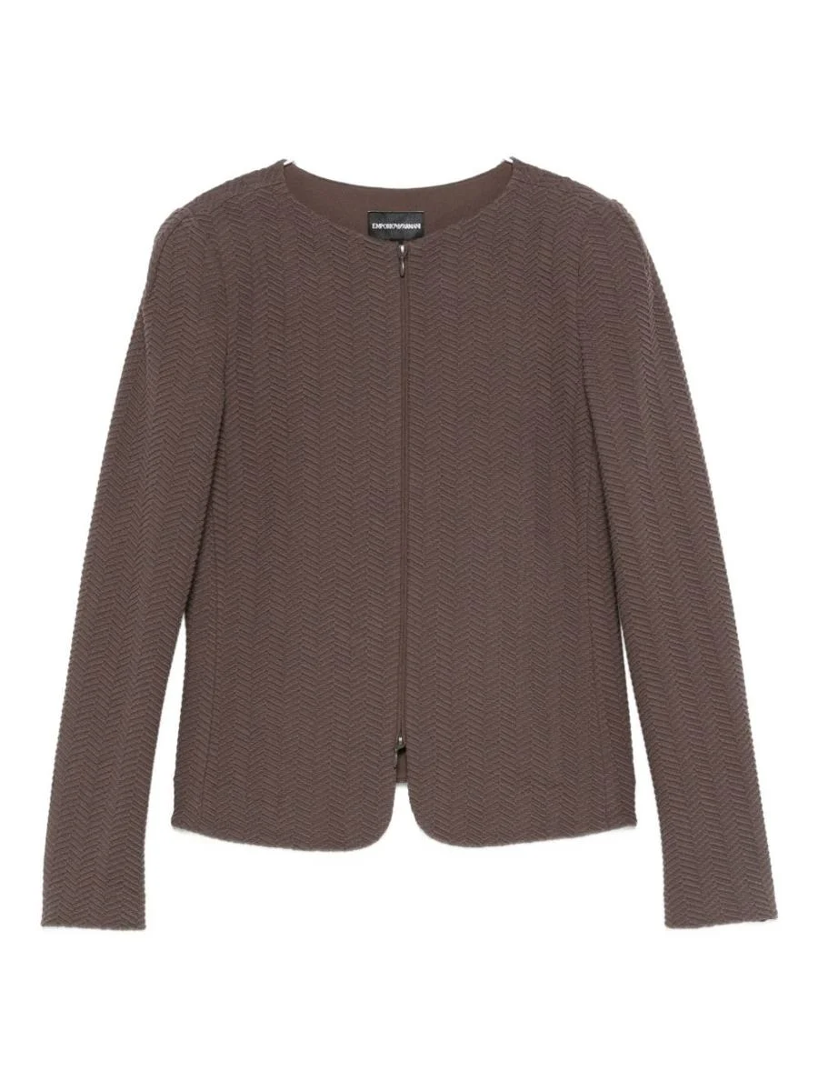 Emporio Armani Cotton Blend Blazer Jacket - 1