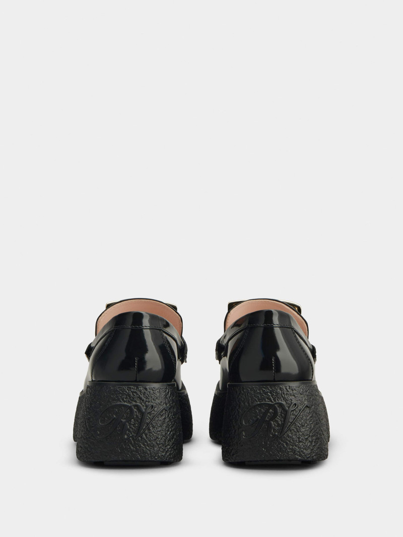 Viv' Rangers Metal Buckle Flatform Loafers 5