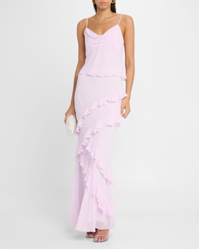 LoveShackFancy Lavoir Lace-Trim Sleeveless Top outlook
