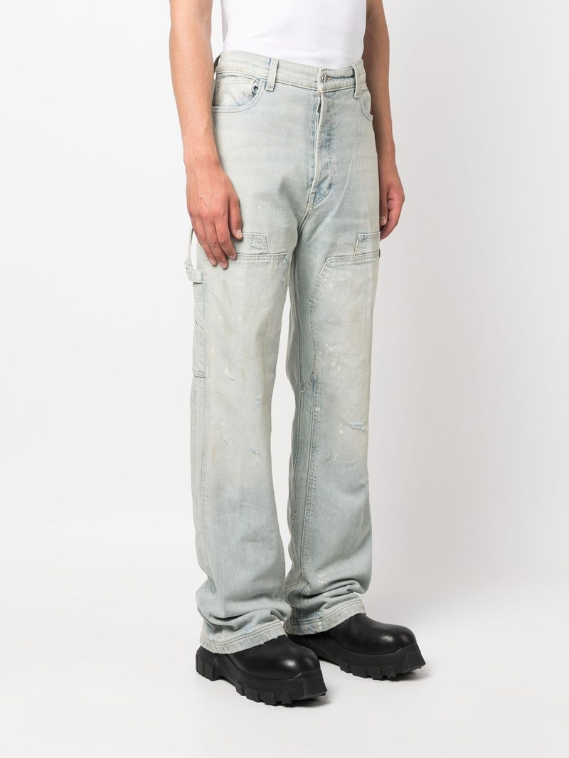 straight-leg panelled jeans 3