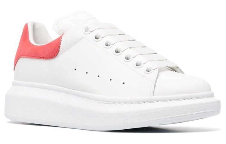 (WMNS) Alexander McQueen Oversized Sneaker 'White Coral' 553770WHGP79663 - 3