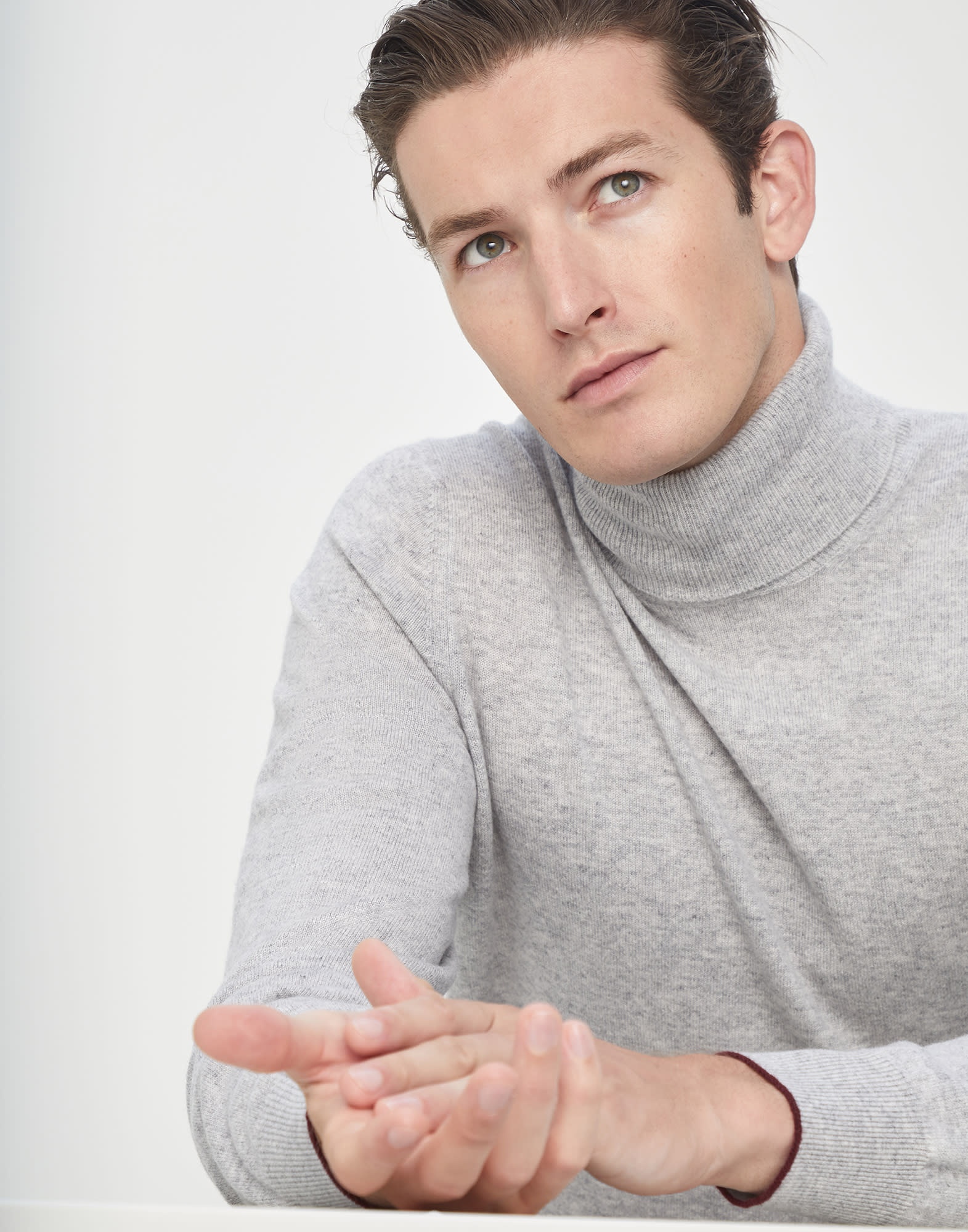 Cashmere turtleneck sweater - 3