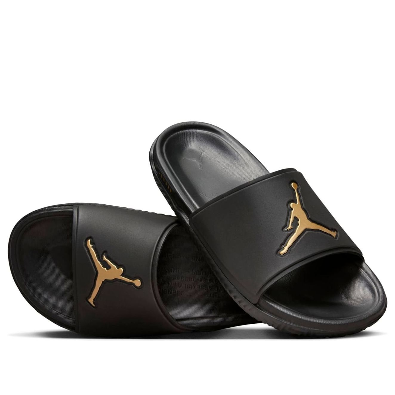 Air Jordan Jumpman Slide 'Black Metallic Gold' FQ1598-007 - 3