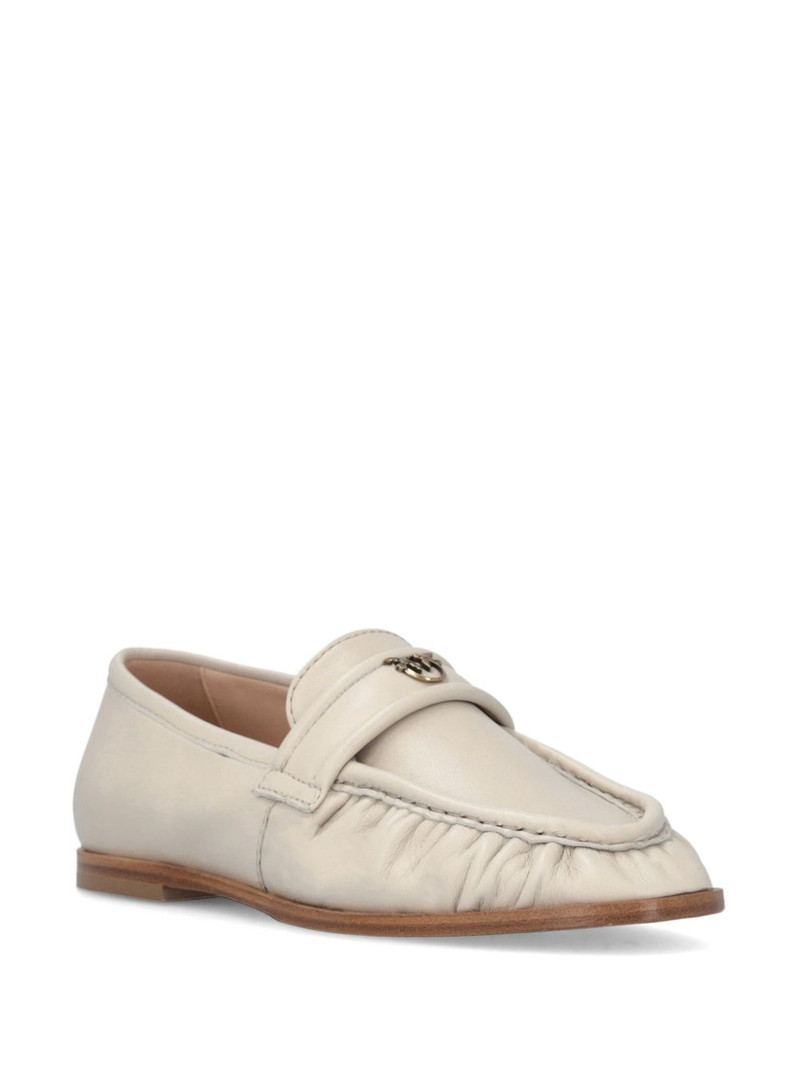 PINKO logo-plaque loafers outlook