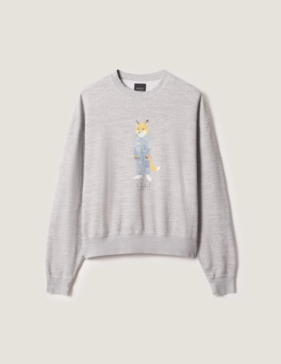 MAISON KITSUNE X KURO THE CRAFTED FOX SWEATSHIRT - 1