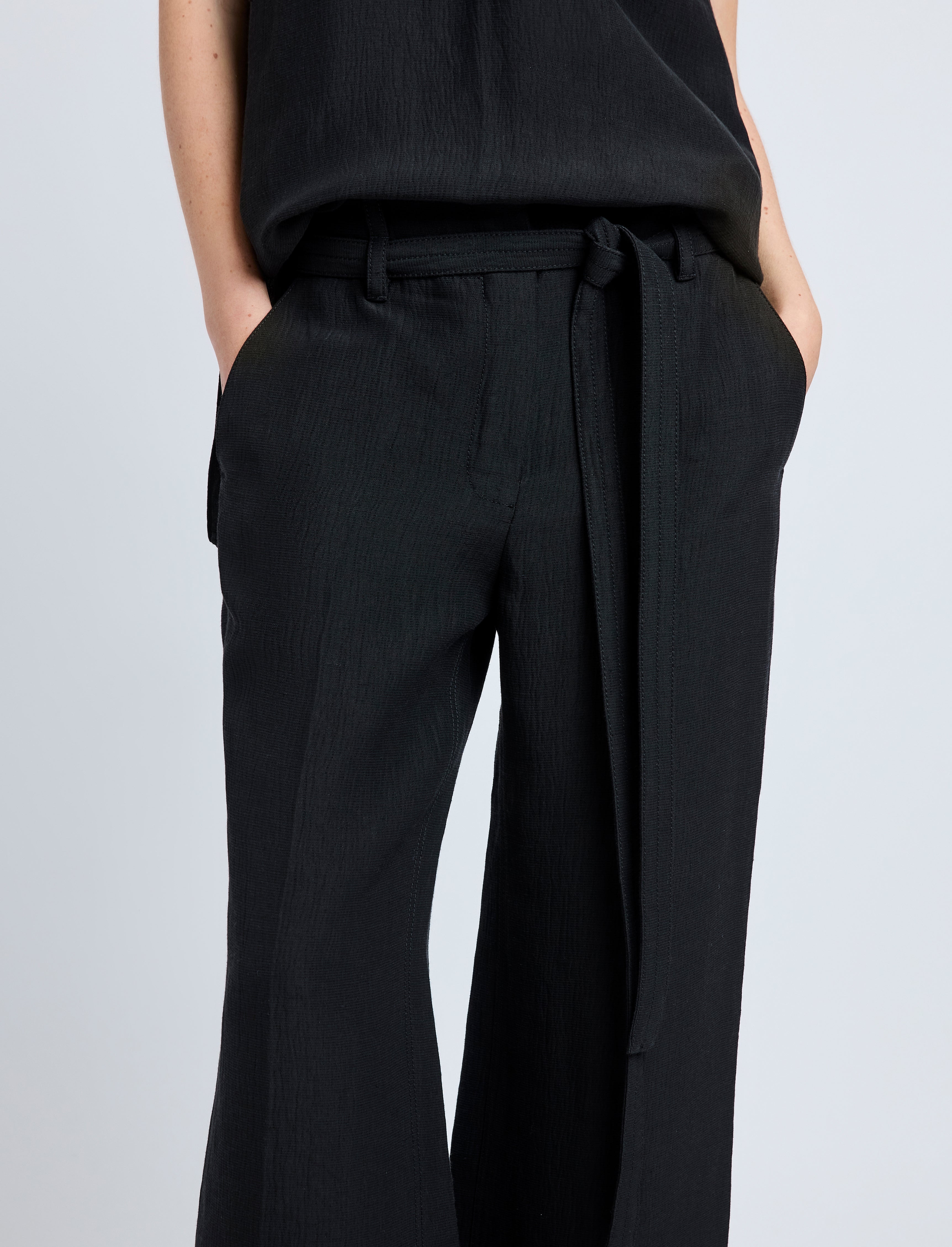 Maggi Pant in Cotton Viscose Linen - 5