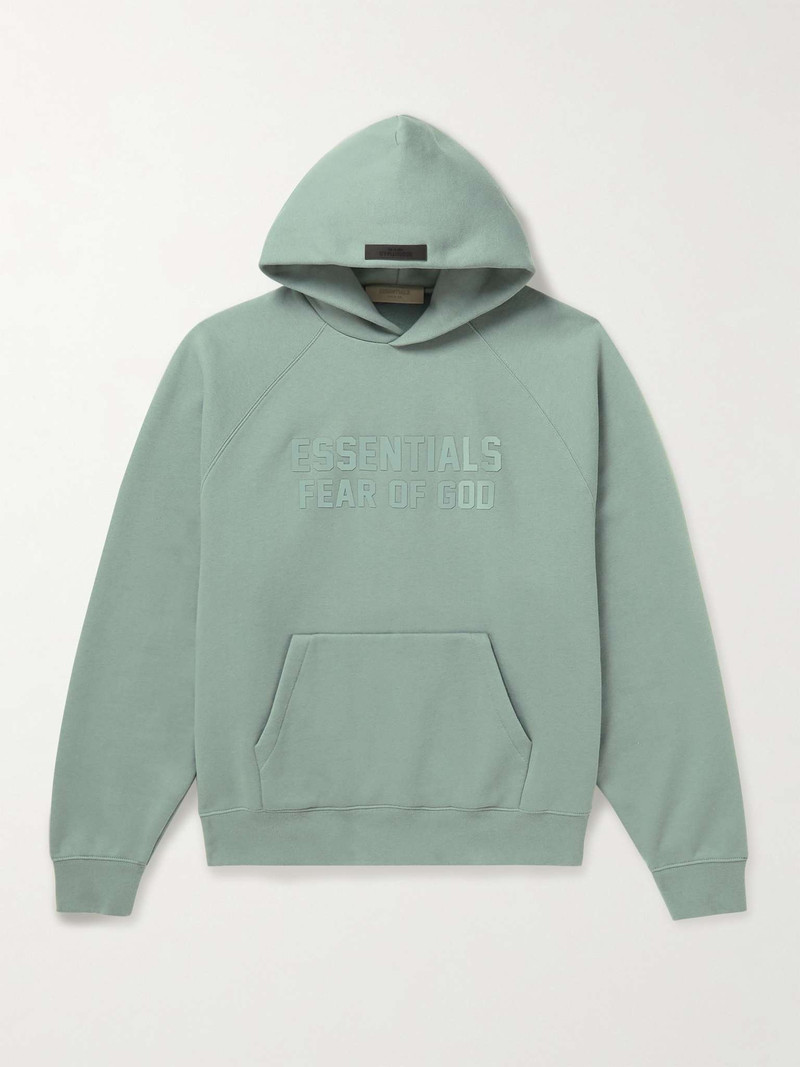 Logo-Appliquéd Fleece-Back Cotton-Blend Jersey Hoodie - 1