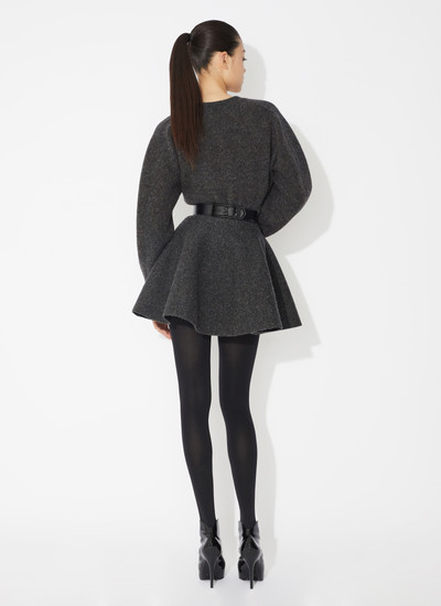 Alaïa SHETLAND WOOL SKATER SKIRT outlook