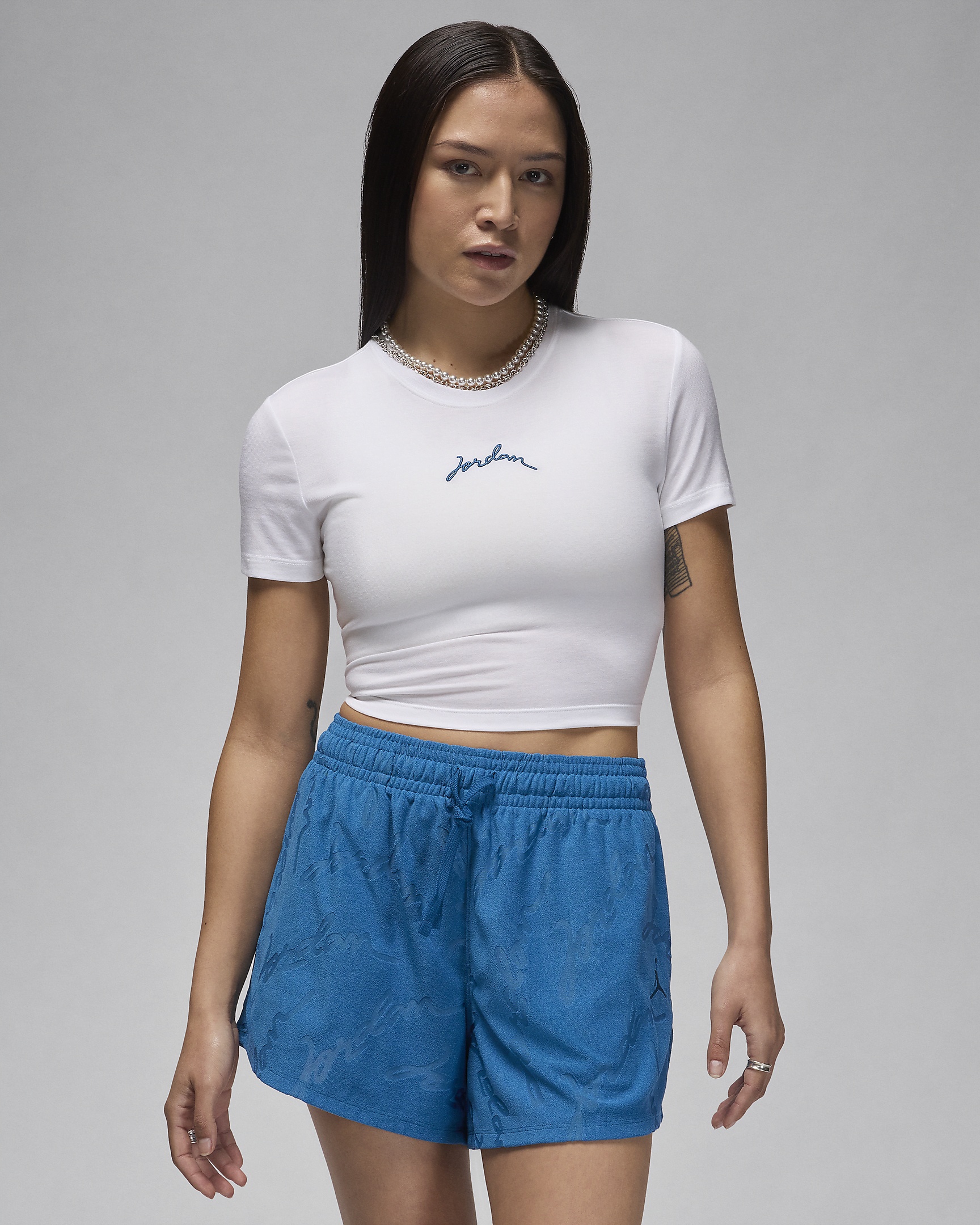 Women's Jordan Slim Cropped T-Shirt - 1