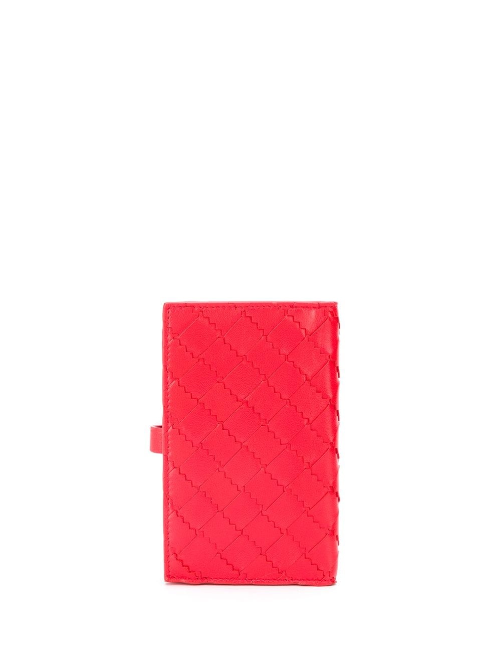 woven leather wallet - 2