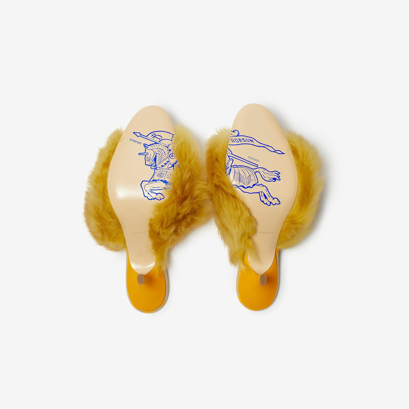 Shearling Minnie Mules 5