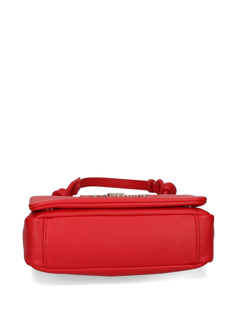 logo-plaque knotted-strap shoulder bag 5