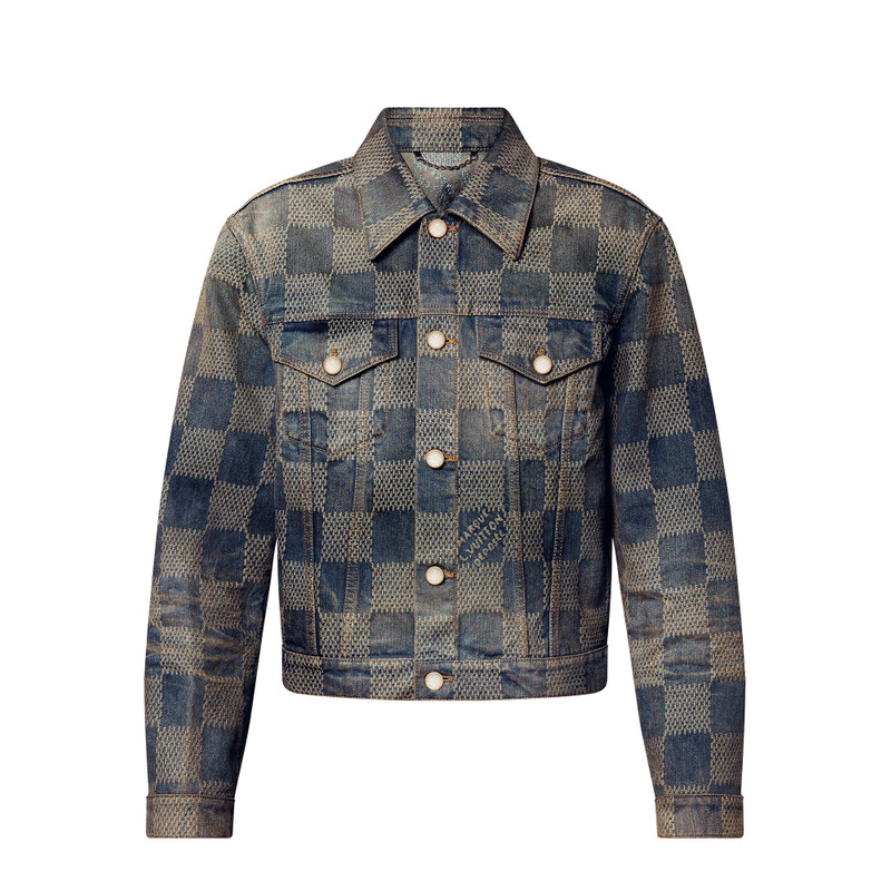 ジャケット・アウター Louis Vuitton Damier Denim Jacket Louis Vuitton Damier Washed Denim Jacket - nvprod5520071v | REVERSIBLE
