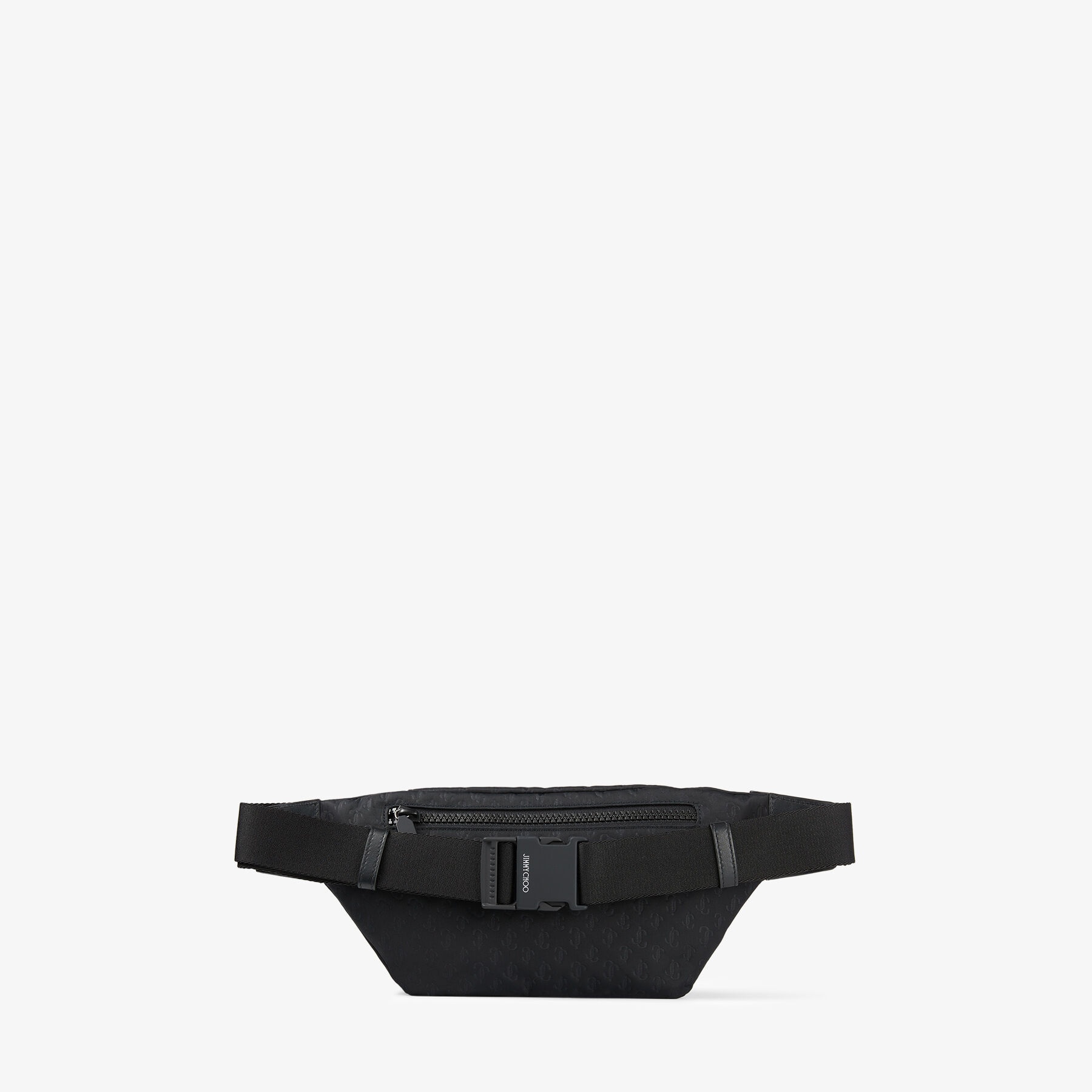 Finsley
Black JC Embossed Nylon Belt Bag - 5
