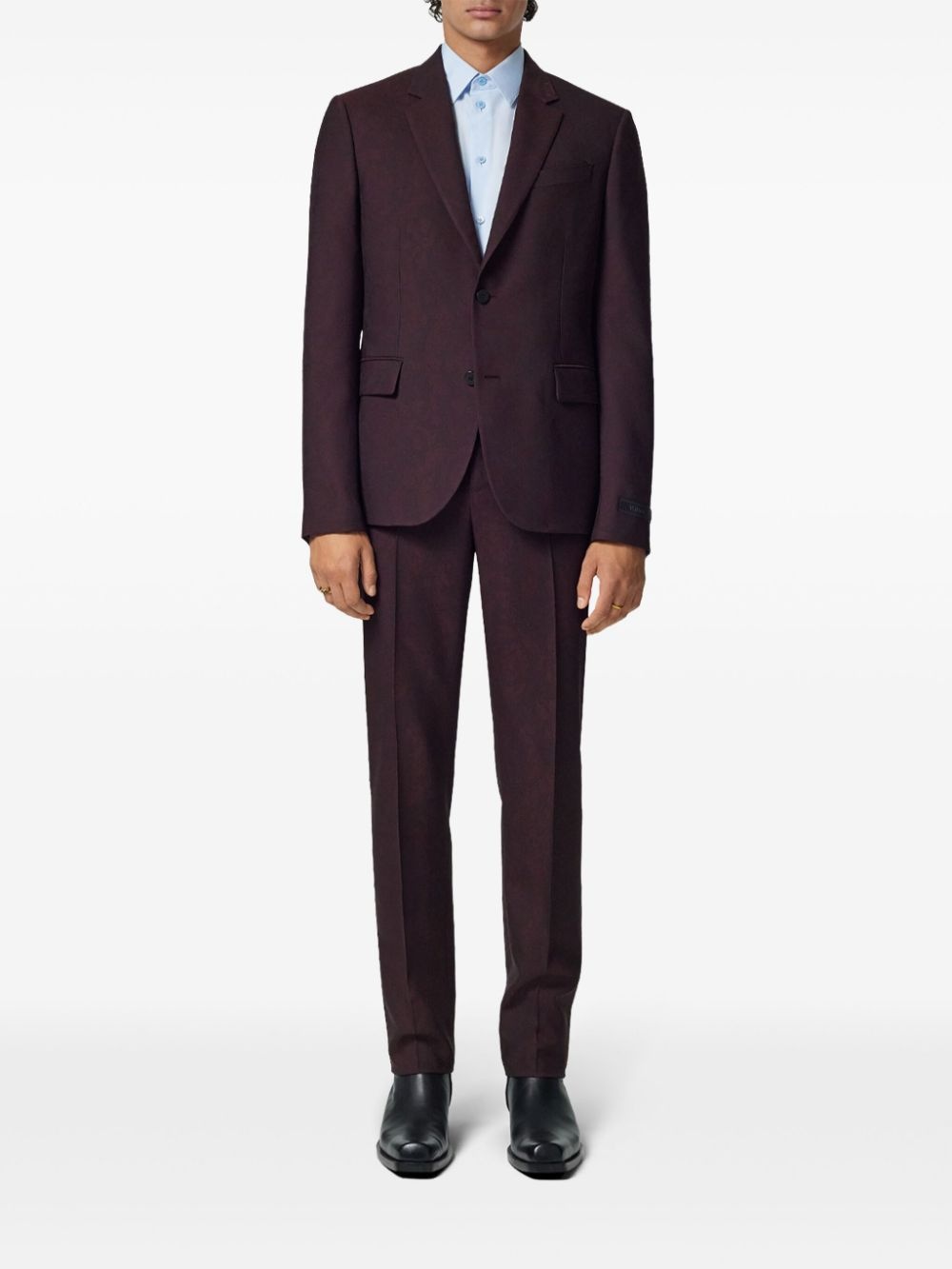 Barocco-jacquard blazer - 2