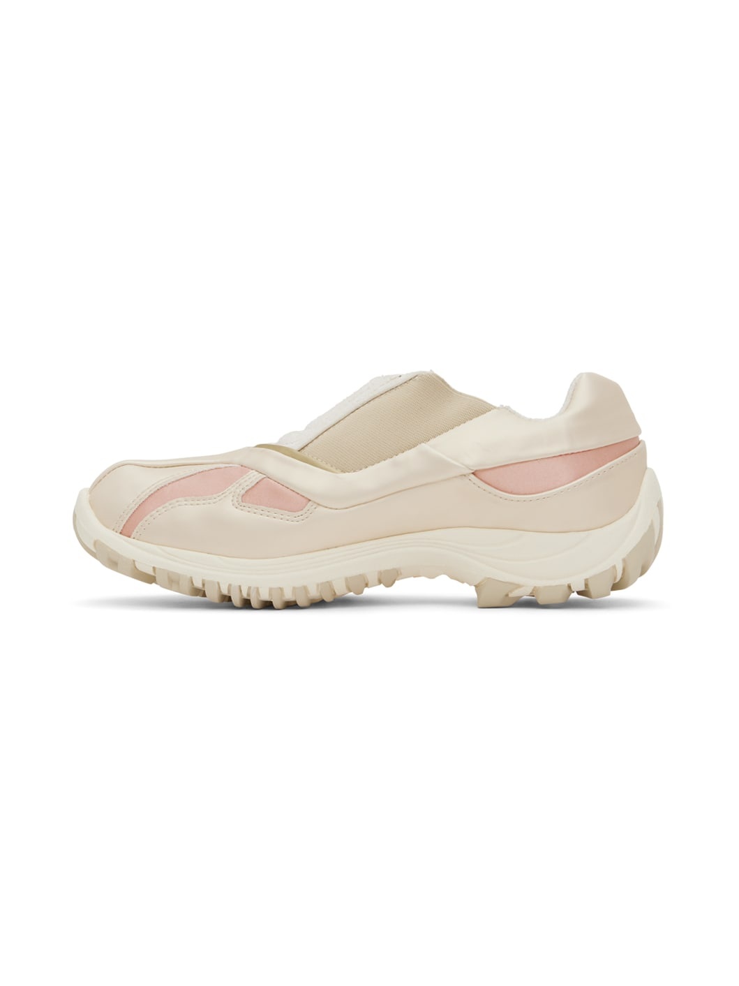Beige & Pink Neo Sneakers - 3
