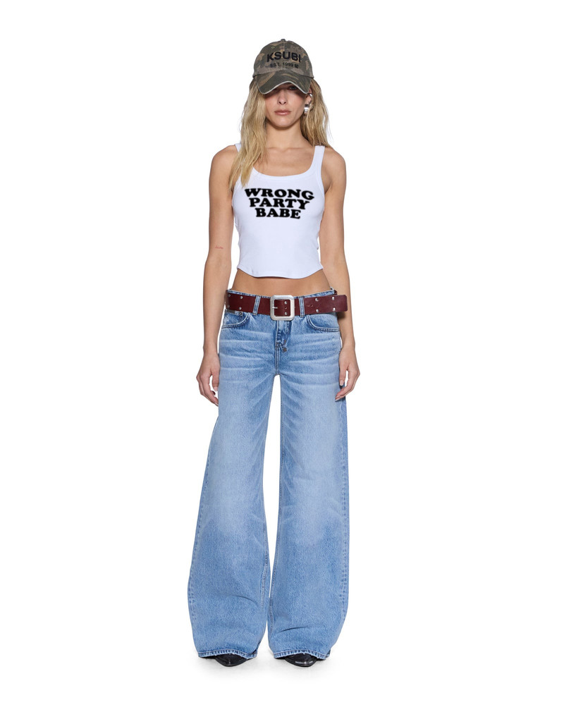 Ksubi SLOGAN CHLOE TANK WHITE outlook