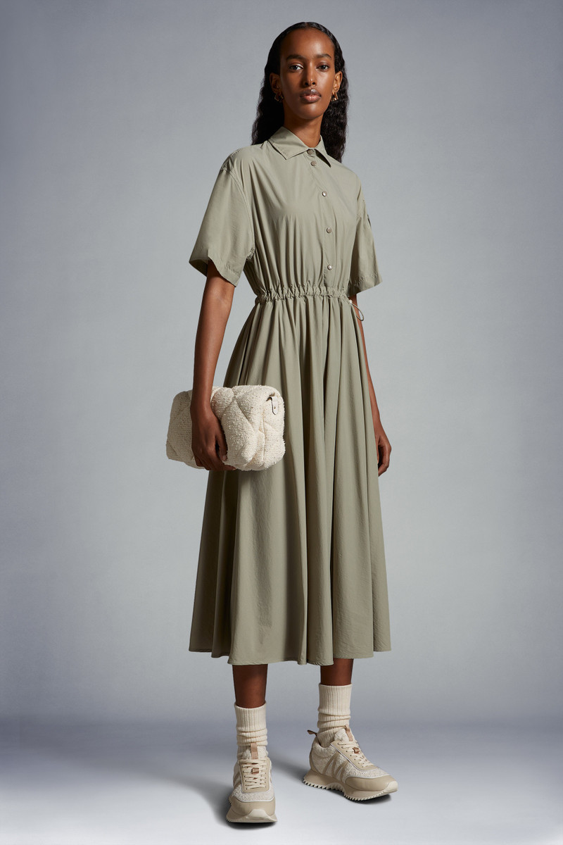 Moncler Poplin Midi Shirt Dress outlook
