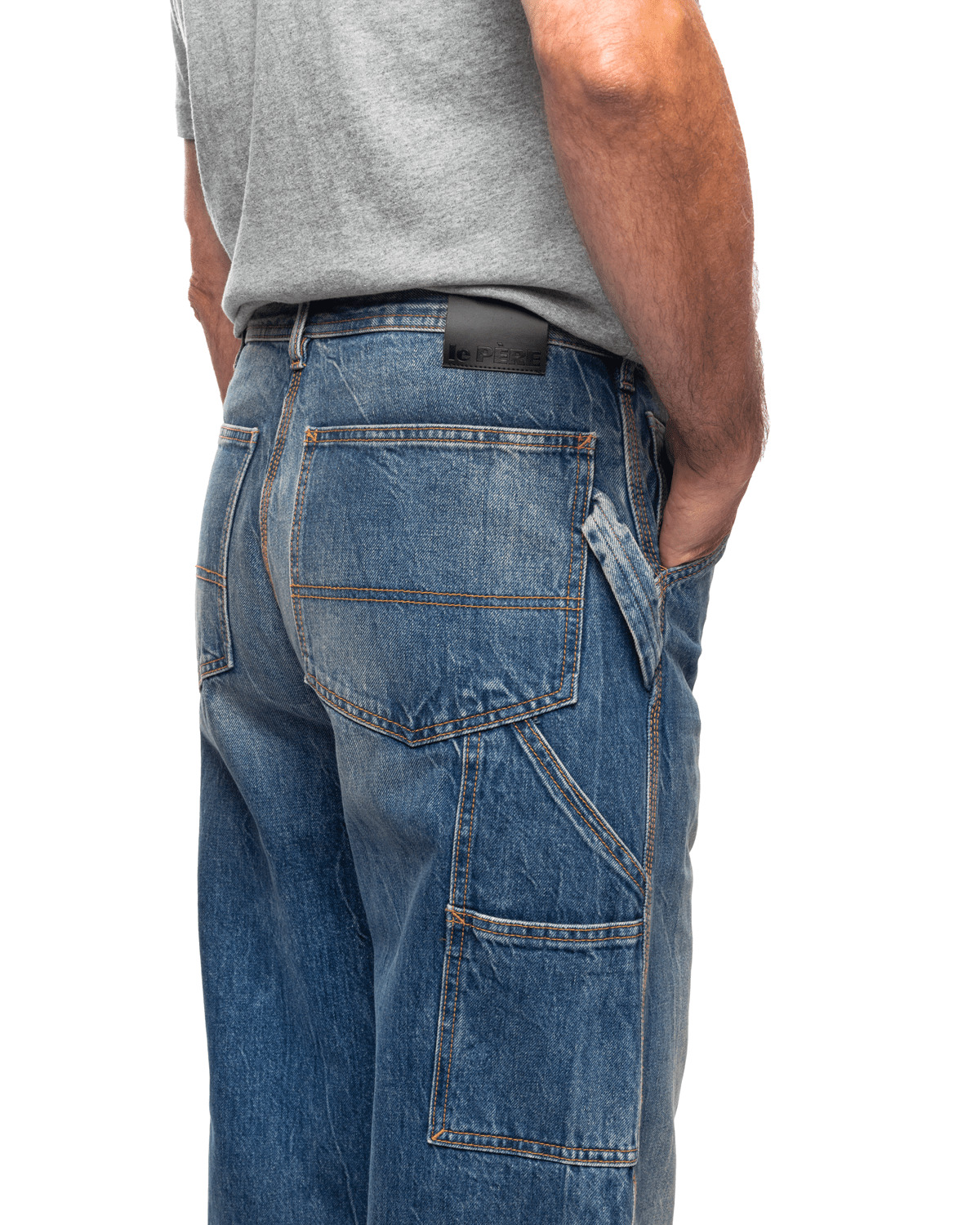 Straight Leg Trouser Denim Blue - 4