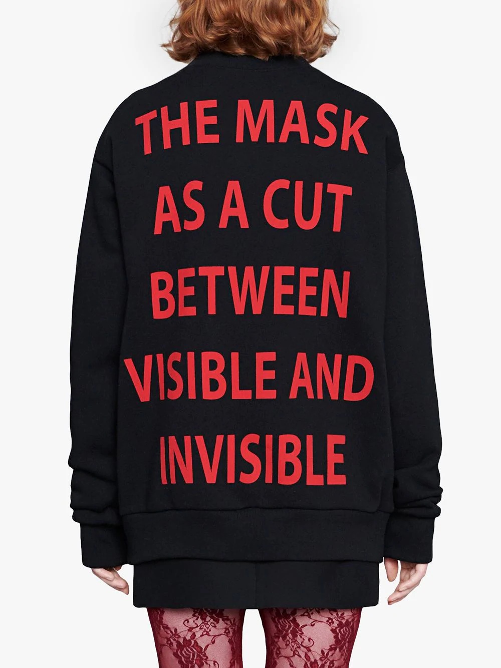 Manifesto oversized sweatshirt - 4