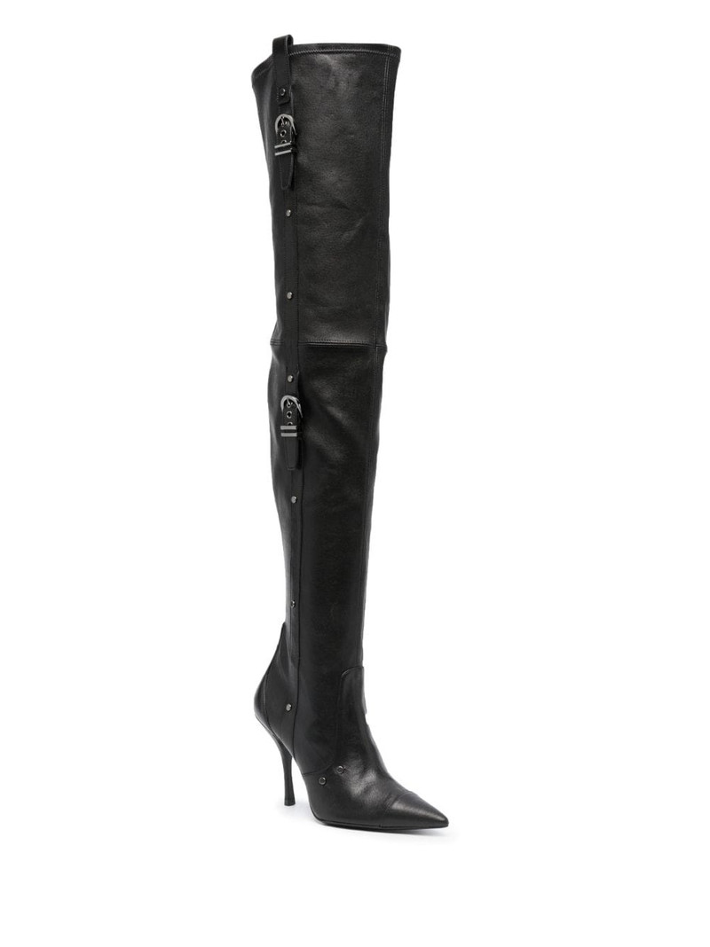 Stuart Weitzman Ultrastuart Maverick 110mm leather boots outlook
