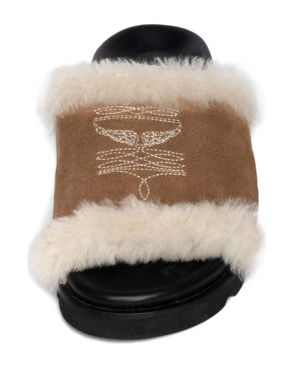 embroidered sandals - 4
