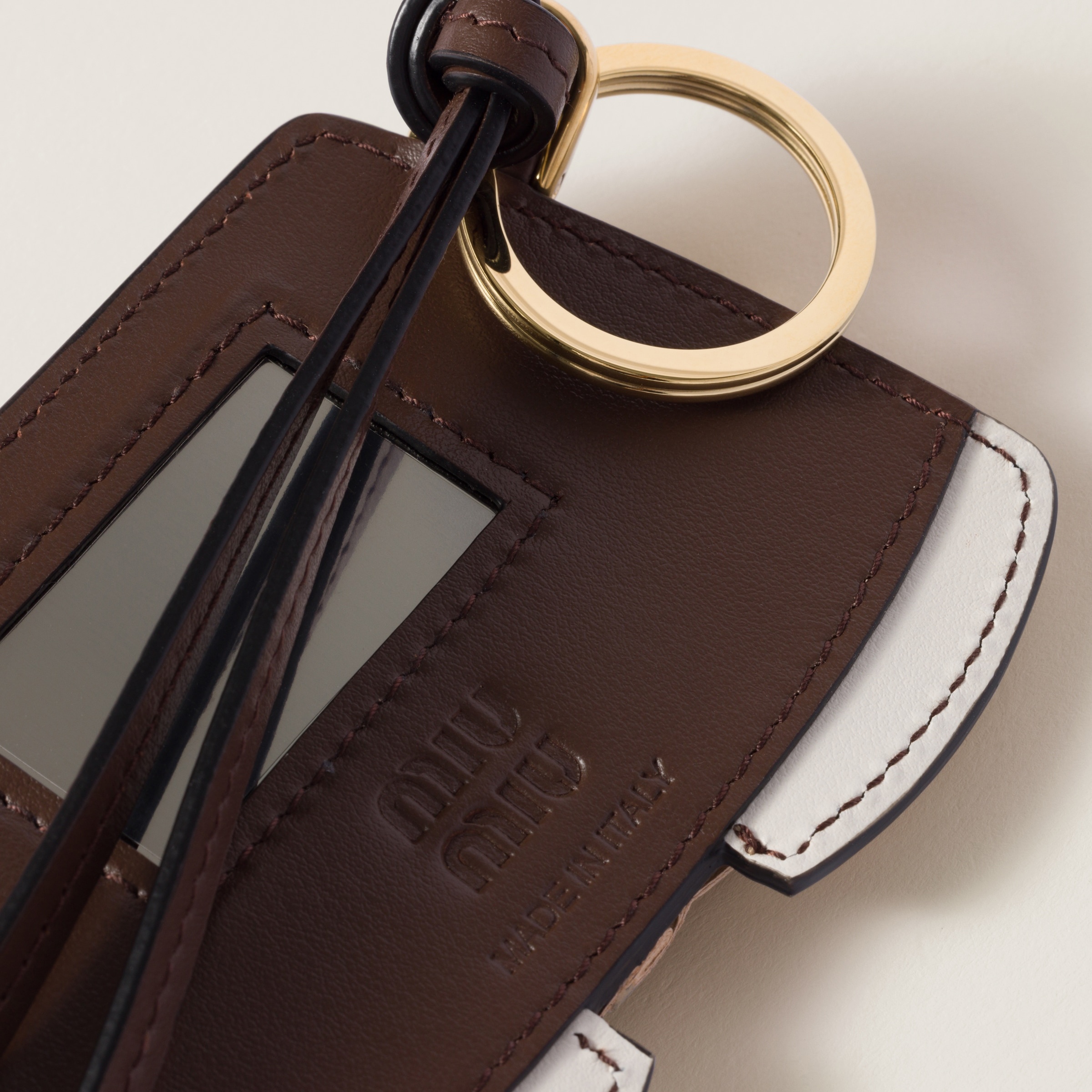 Miu Miu Leather keychain trick | REVERSIBLE