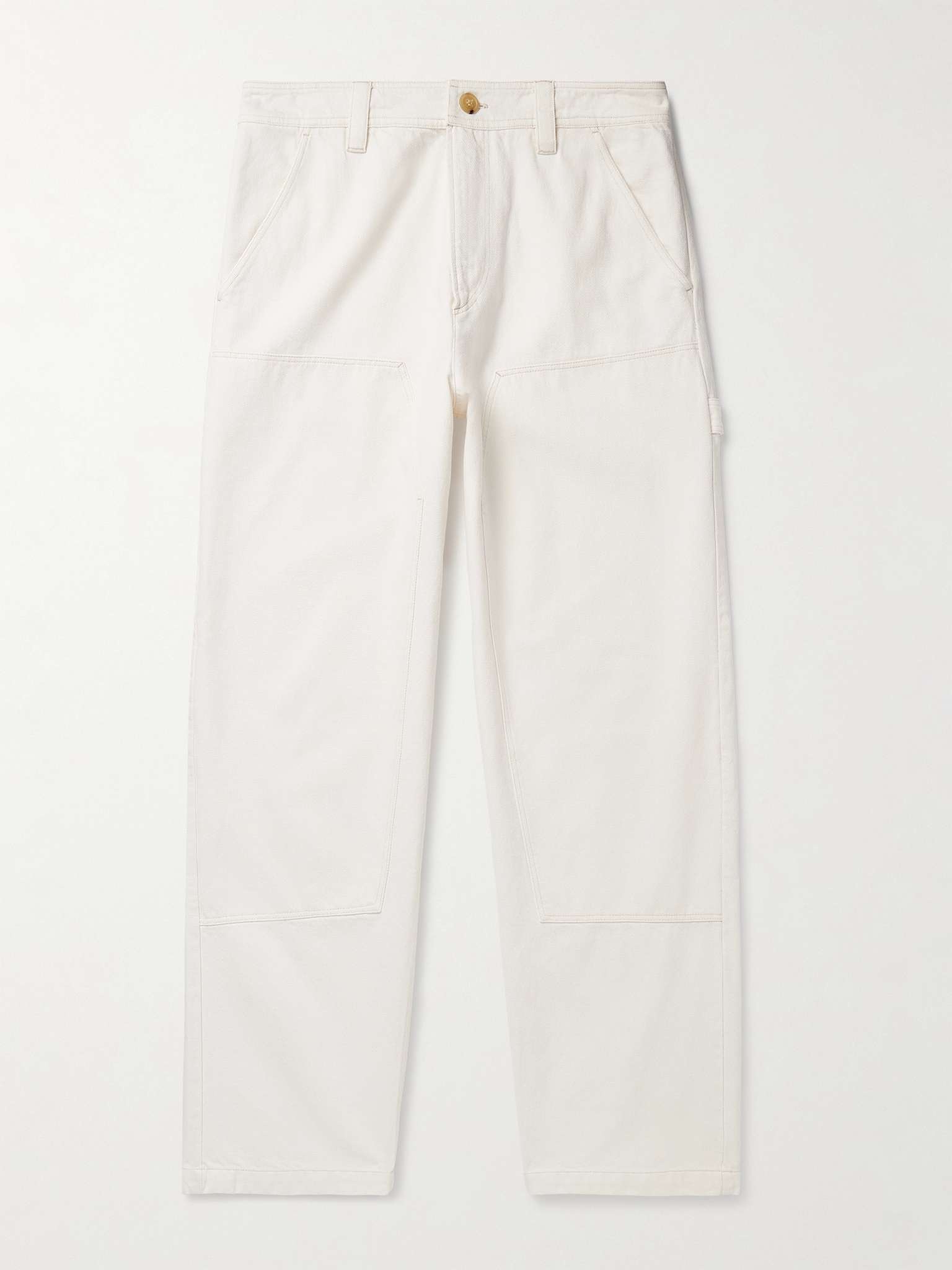 Gustav Straight-Leg Organic Cotton-Twill Trousers - 1
