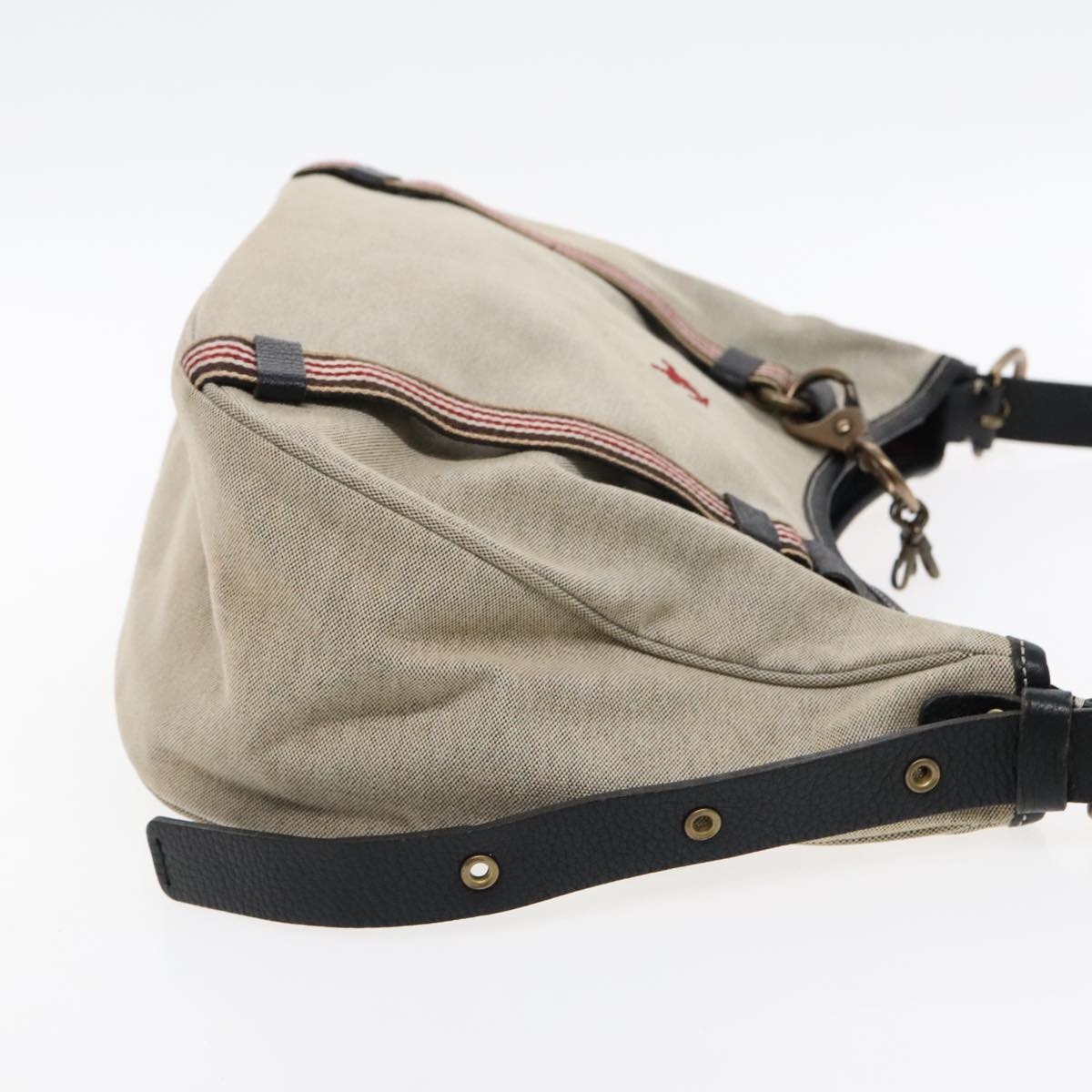 Burberry Blue Label Shoulder Bag Canvas Gray - 4