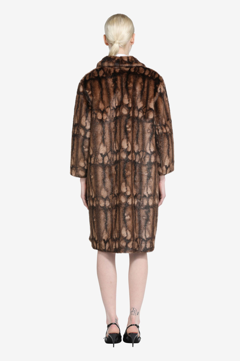 N°21 PRINTED SYNTHETIC-FUR COAT outlook