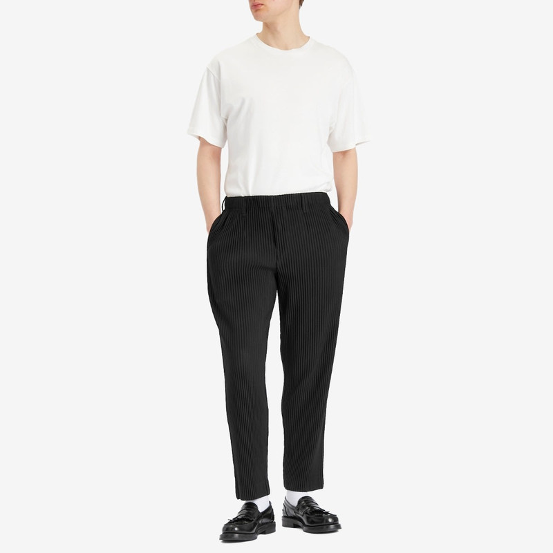 ISSEY MIYAKE Homme Plissé Issey Miyake Pleated Straight Trousers outlook