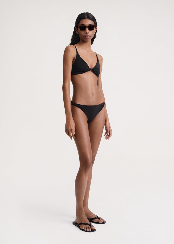 Twist-side bikini bottoms black - 3