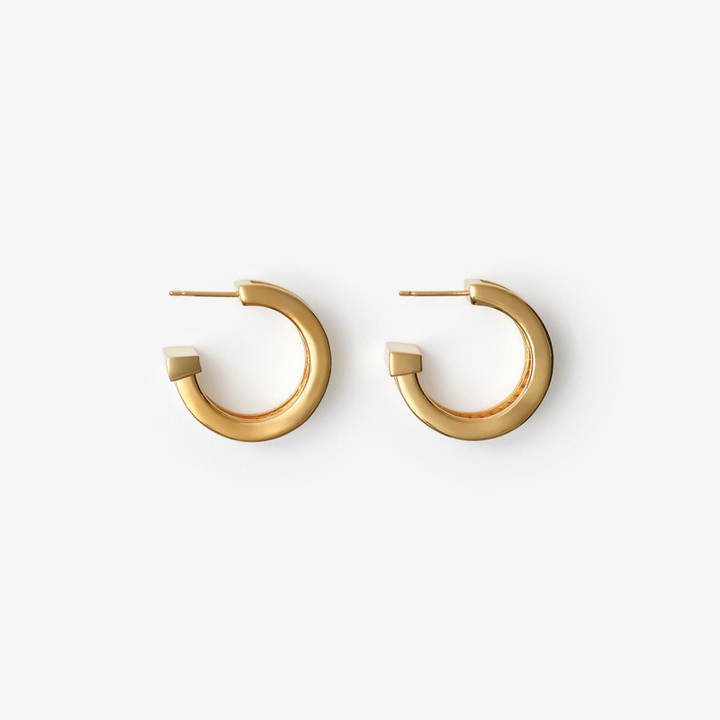 Check Print Hoop Earrings 3