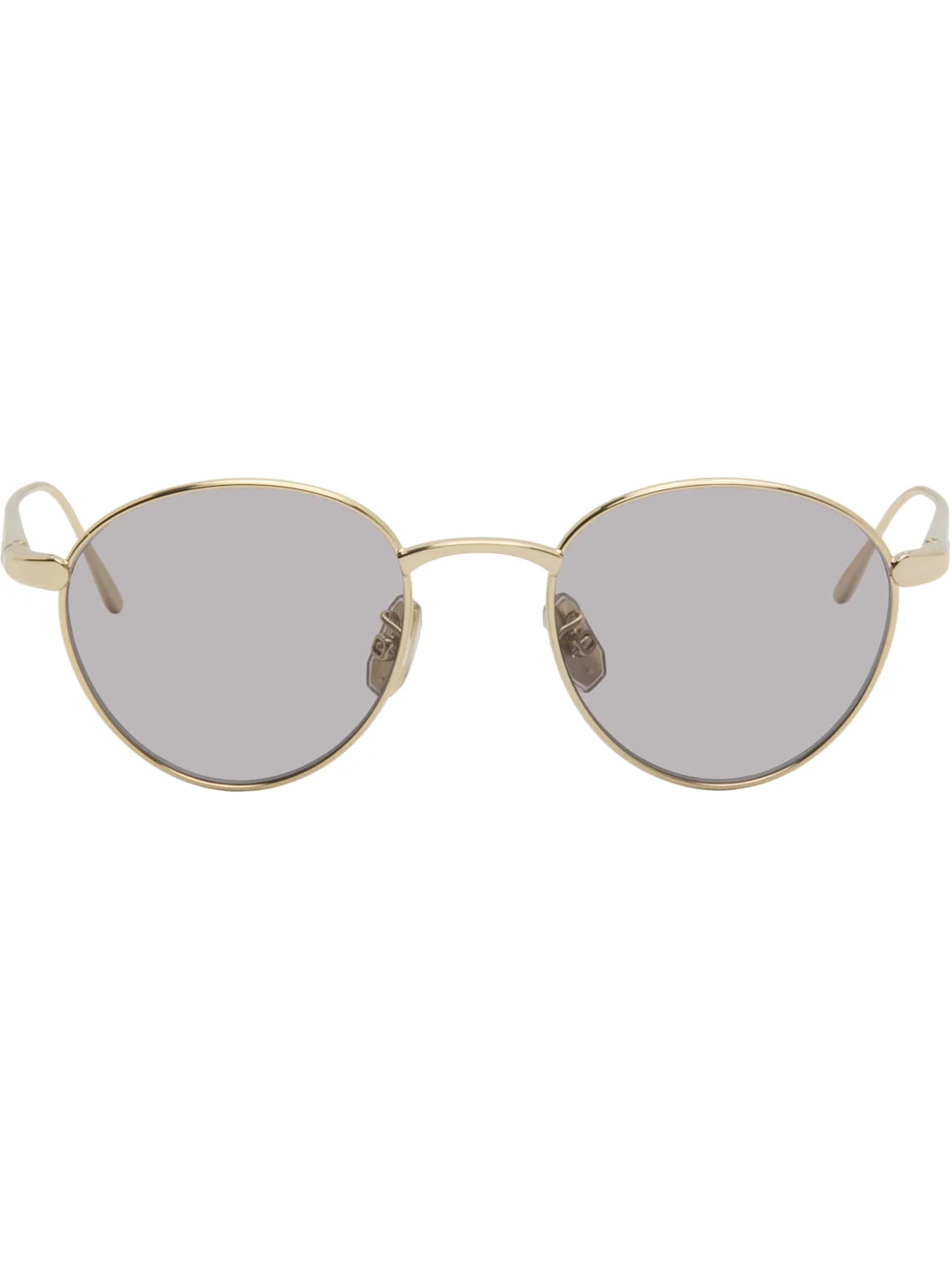 Gold Slim Sunglasses - 1