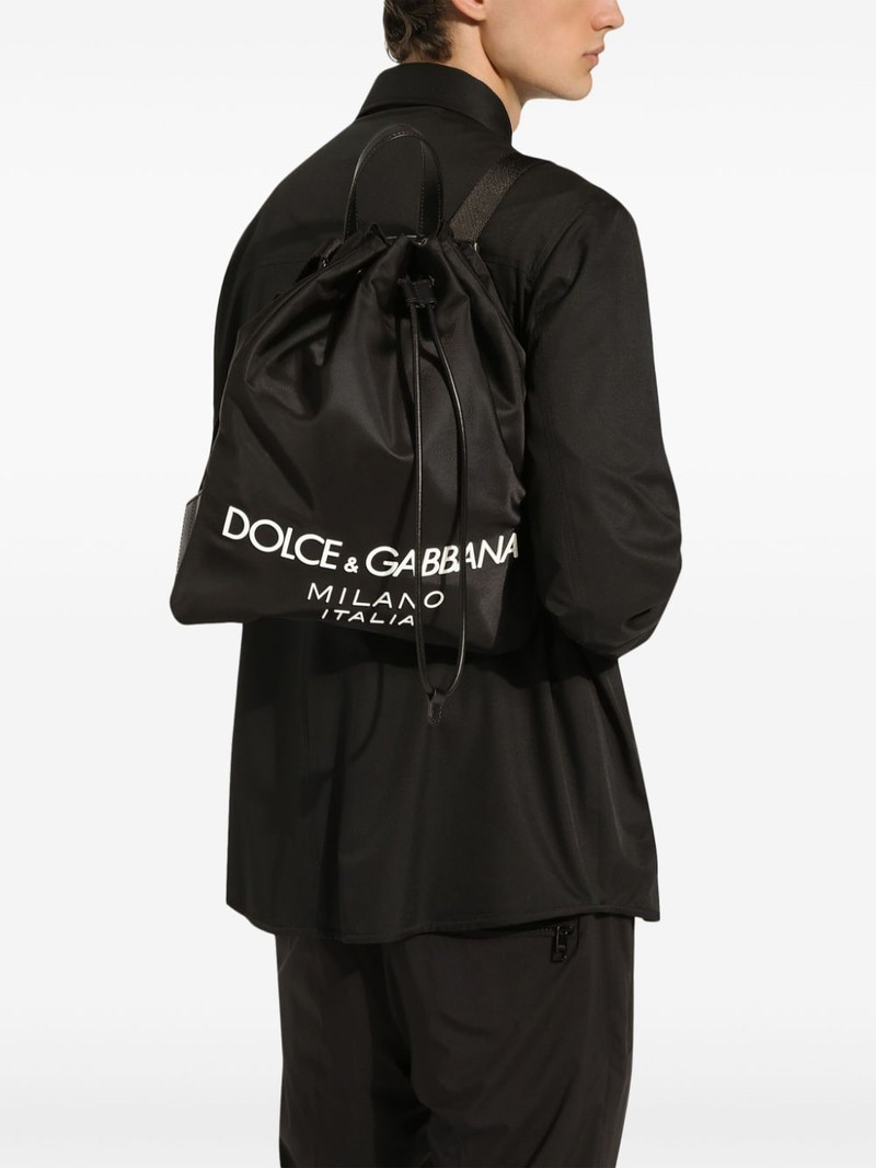 Dolce & Gabbana logo-print backpack outlook