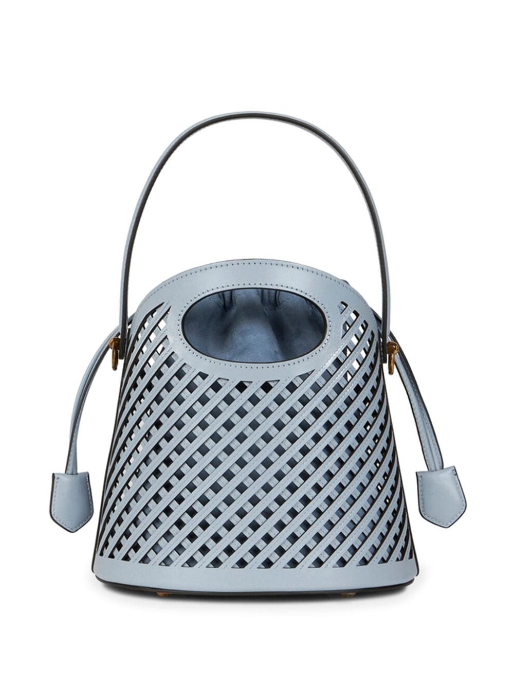 medium Saturno grid cut-out crossbody bag - 3